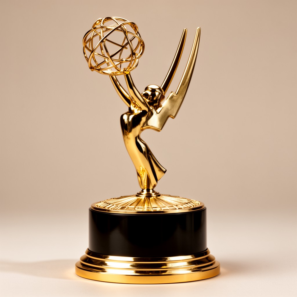AI-generated illustration of Primetime Emmy Award for Outstanding Supporting Actor in a Comedy Series