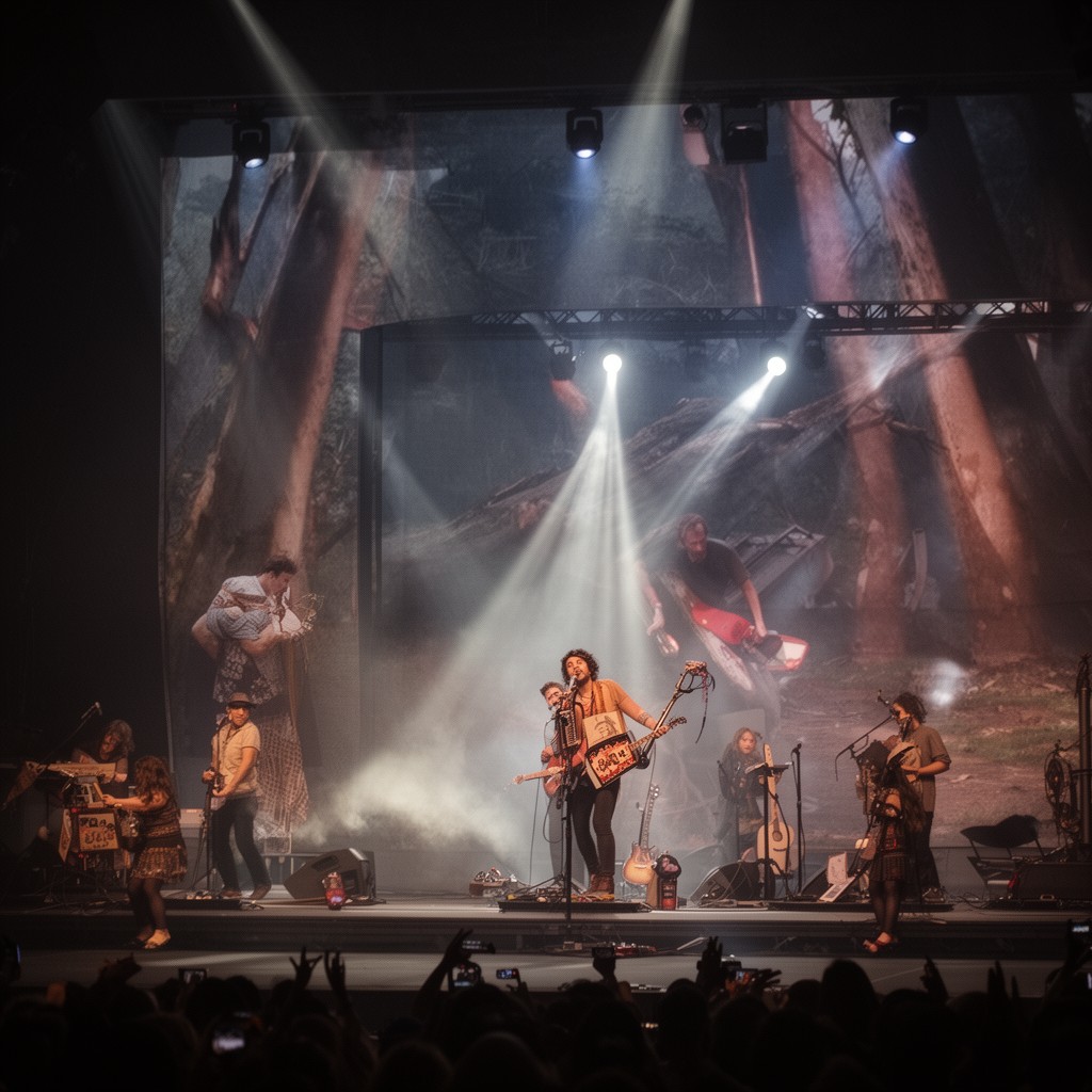 AI-generated illustration of Lord Huron