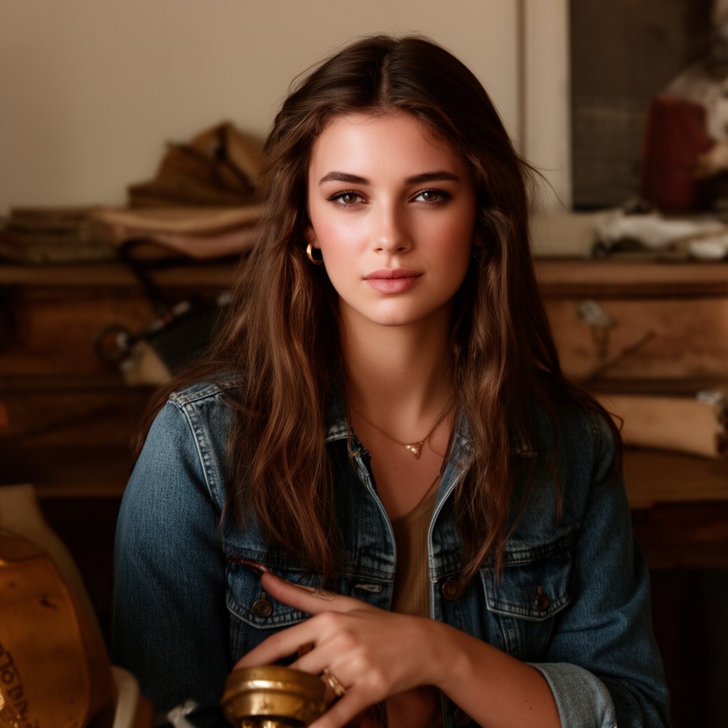 AI-generated illustration of Hailee Steinfeld