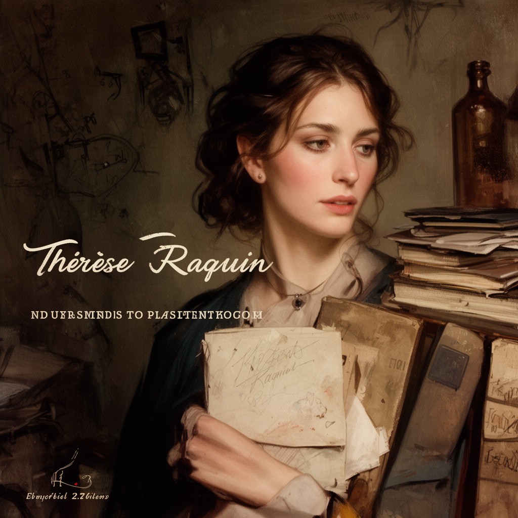 AI-generated illustration of Thérèse Raquin