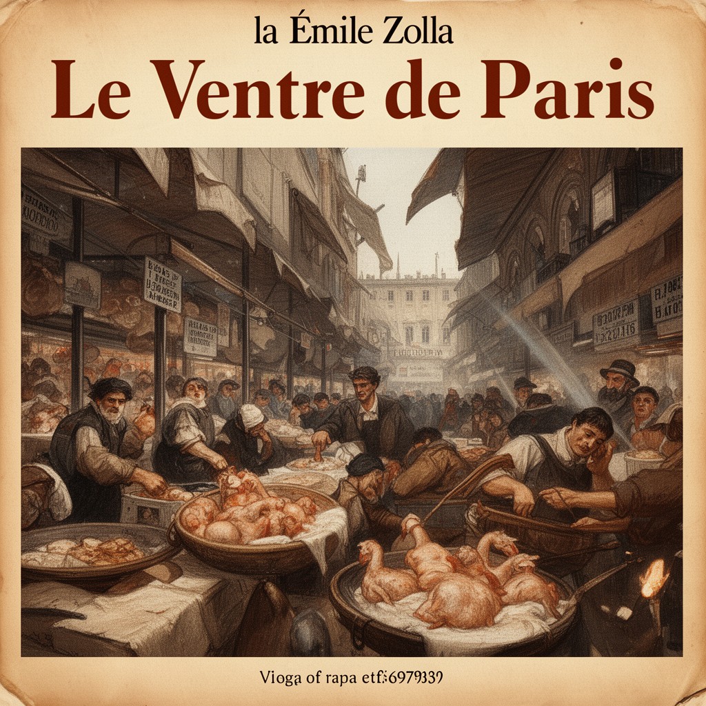 AI-generated illustration of Le Ventre de Paris