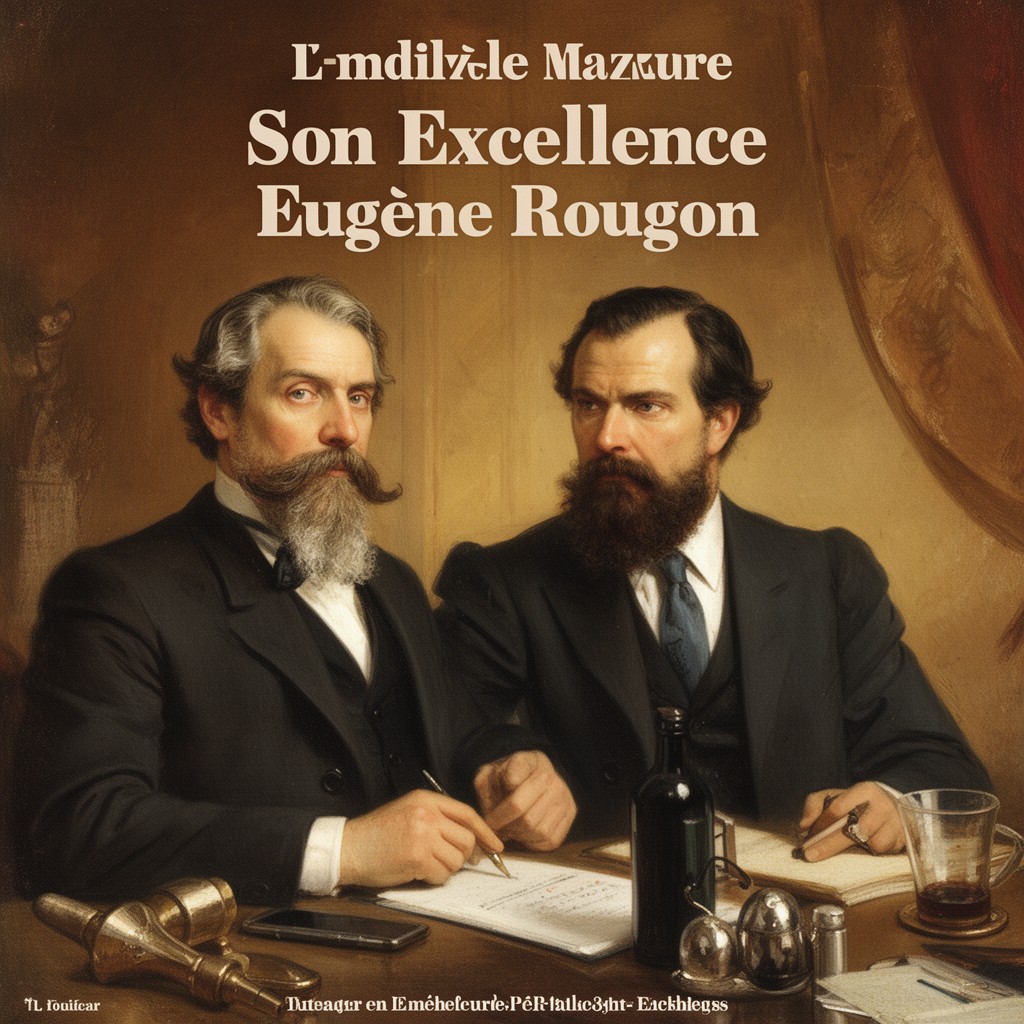 AI-generated illustration of Son Excellence Eugène Rougon