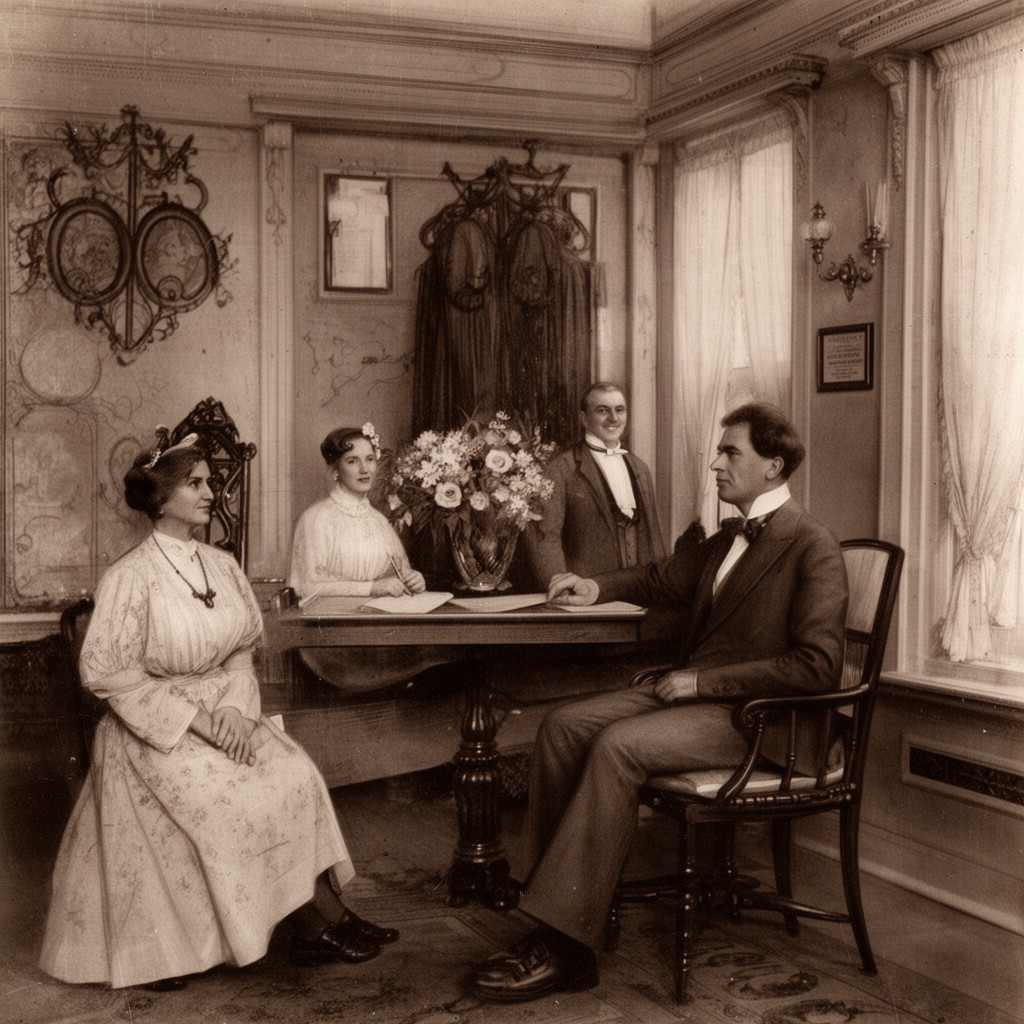 AI-generated illustration of Oscar Chopin