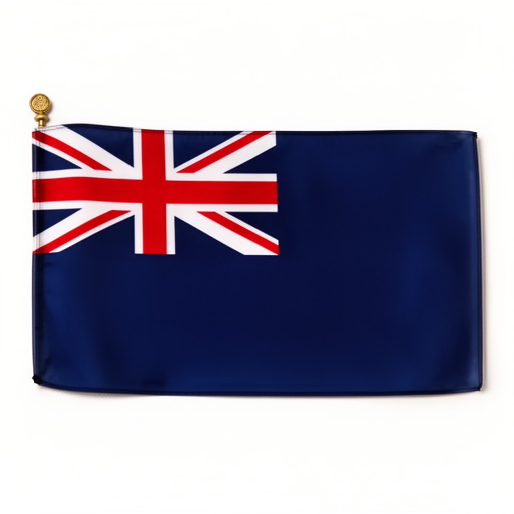 AI-generated illustration of British Blue Ensign
