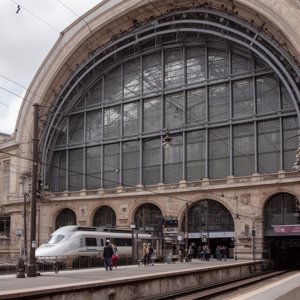 AI-generated illustration of Gare de Lyon