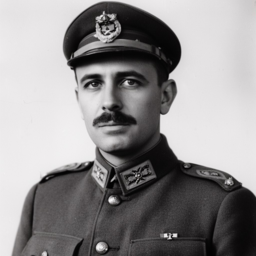 AI-generated illustration of Luigi Frusci