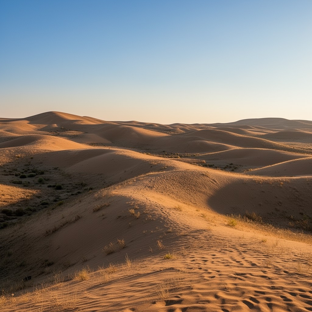 AI-generated illustration of Błędów Desert