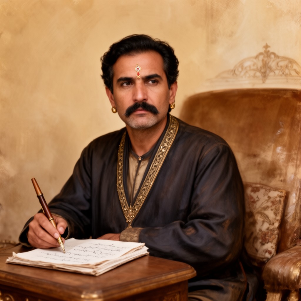 AI-generated illustration of Zafar