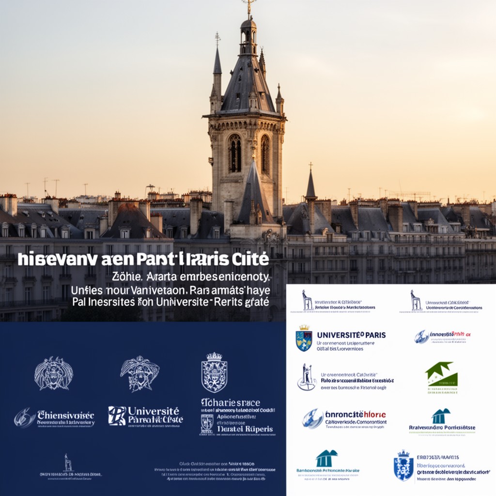 AI-generated illustration of Université Paris Cité
