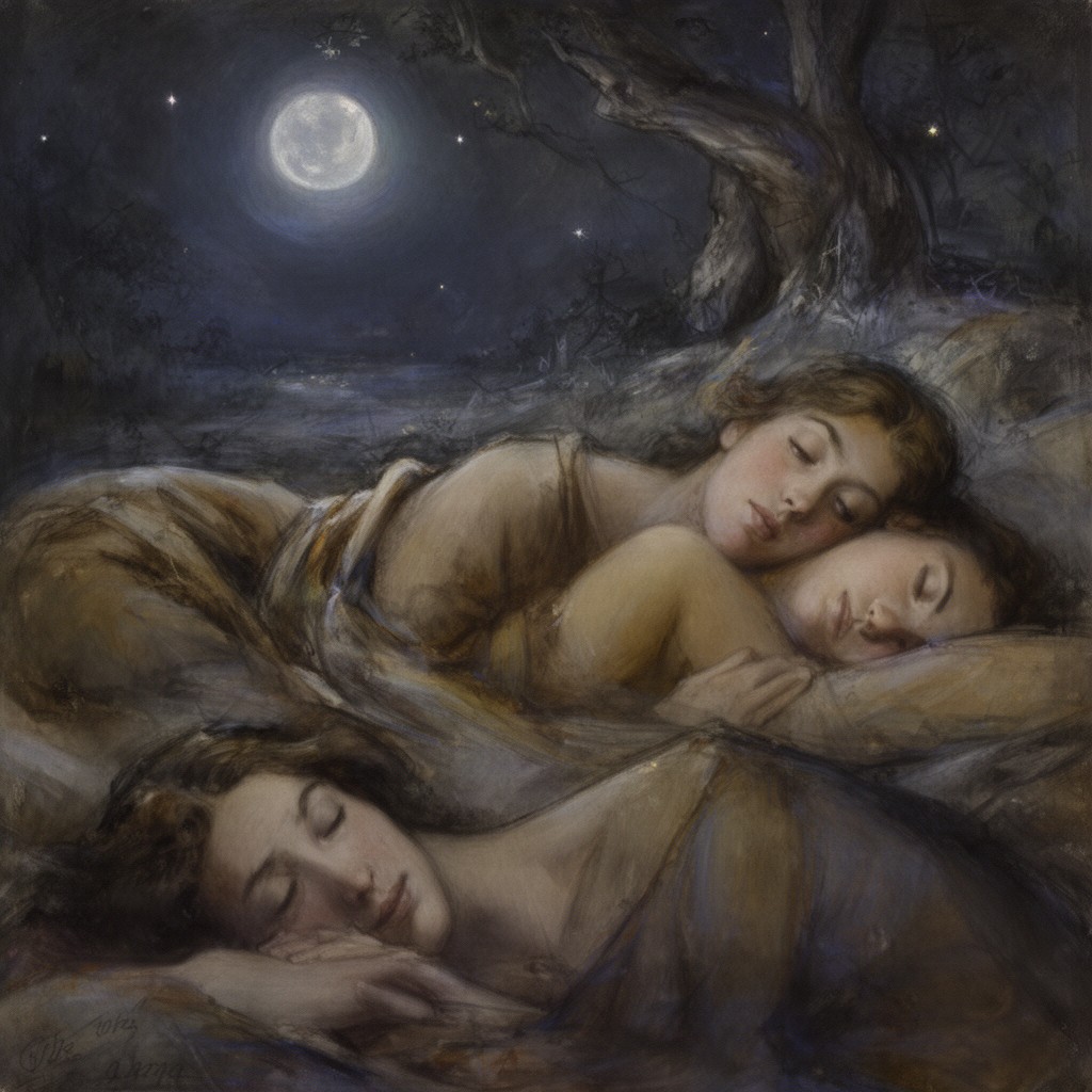AI-generated illustration of The Sleepers