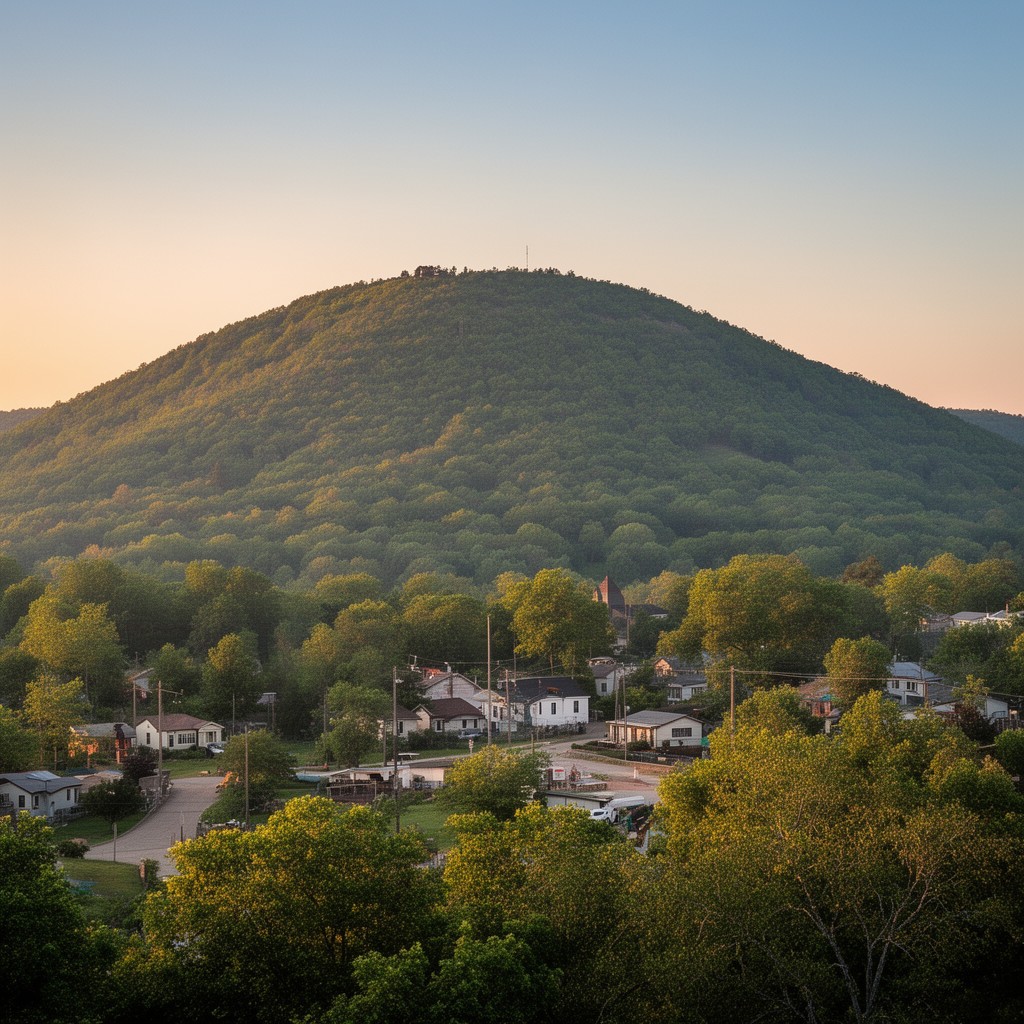 AI-generated illustration of Cardiff Hill