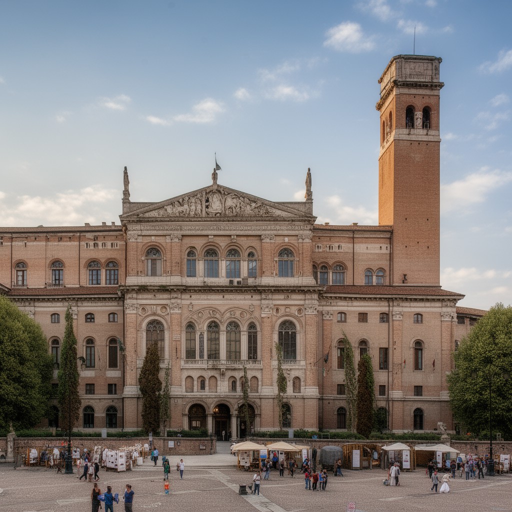 AI-generated illustration of University of Pavia