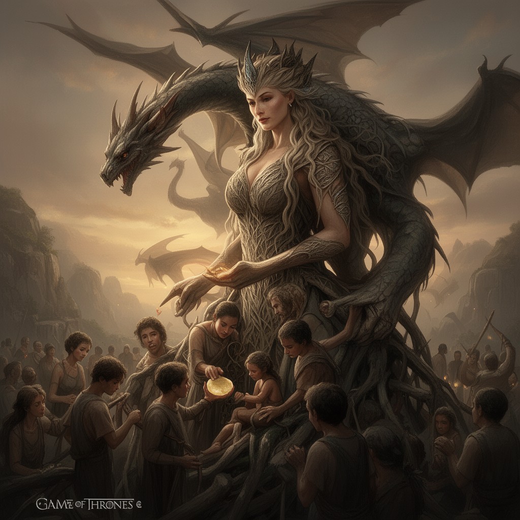 AI-generated illustration of Mhysa