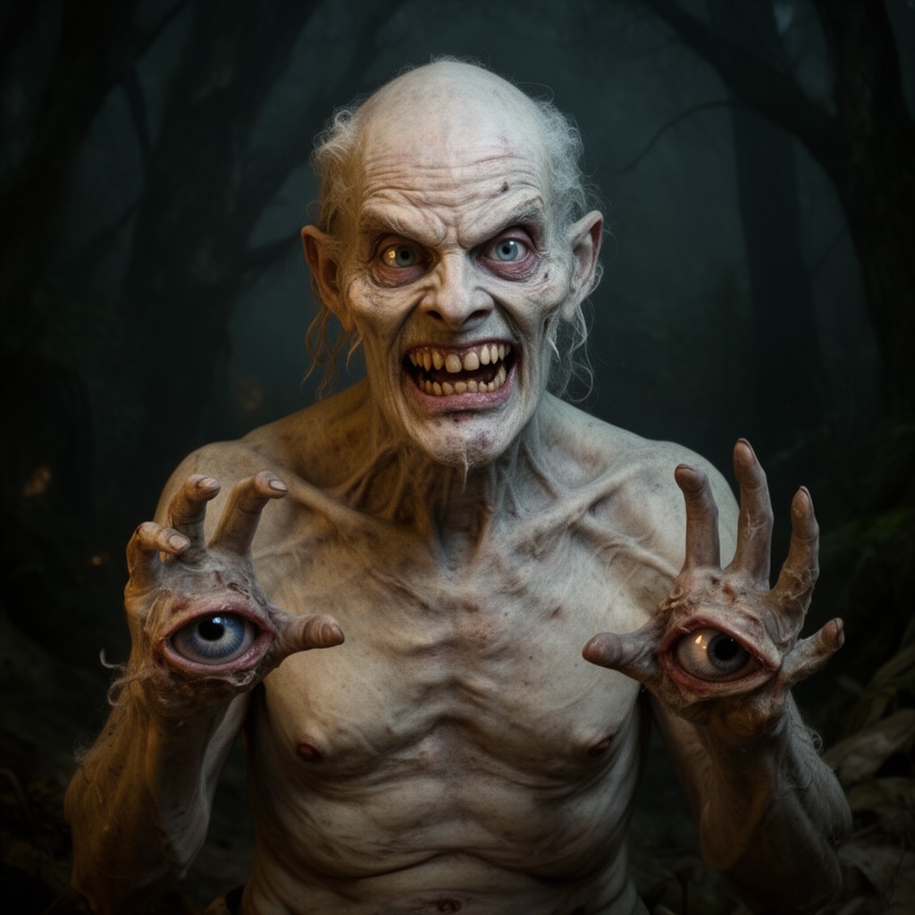 AI-generated illustration of the Pale Man