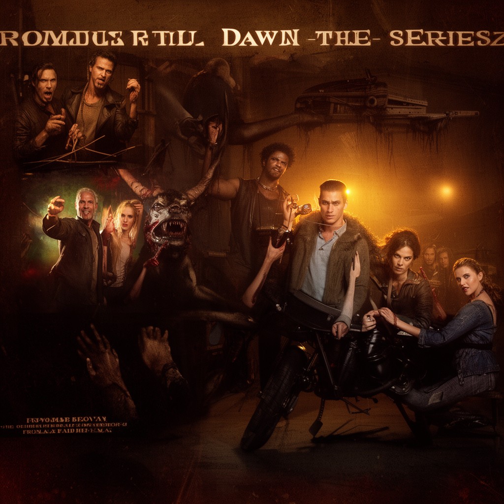 AI-generated illustration of From Dusk Till Dawn: The Series