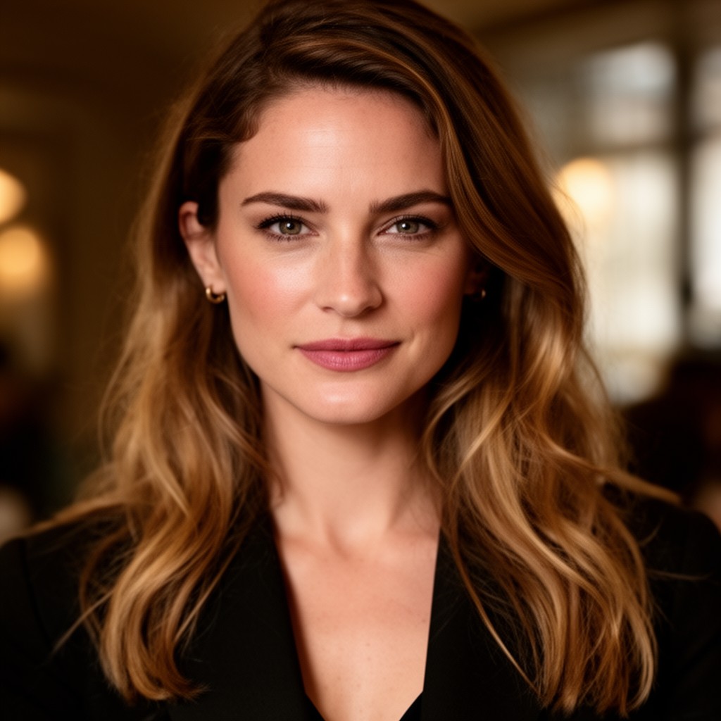 AI-generated illustration of Sienna Miller