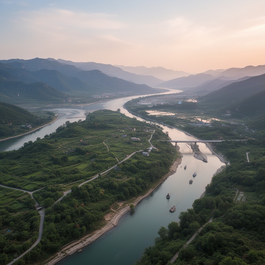 AI-generated illustration of Hai River