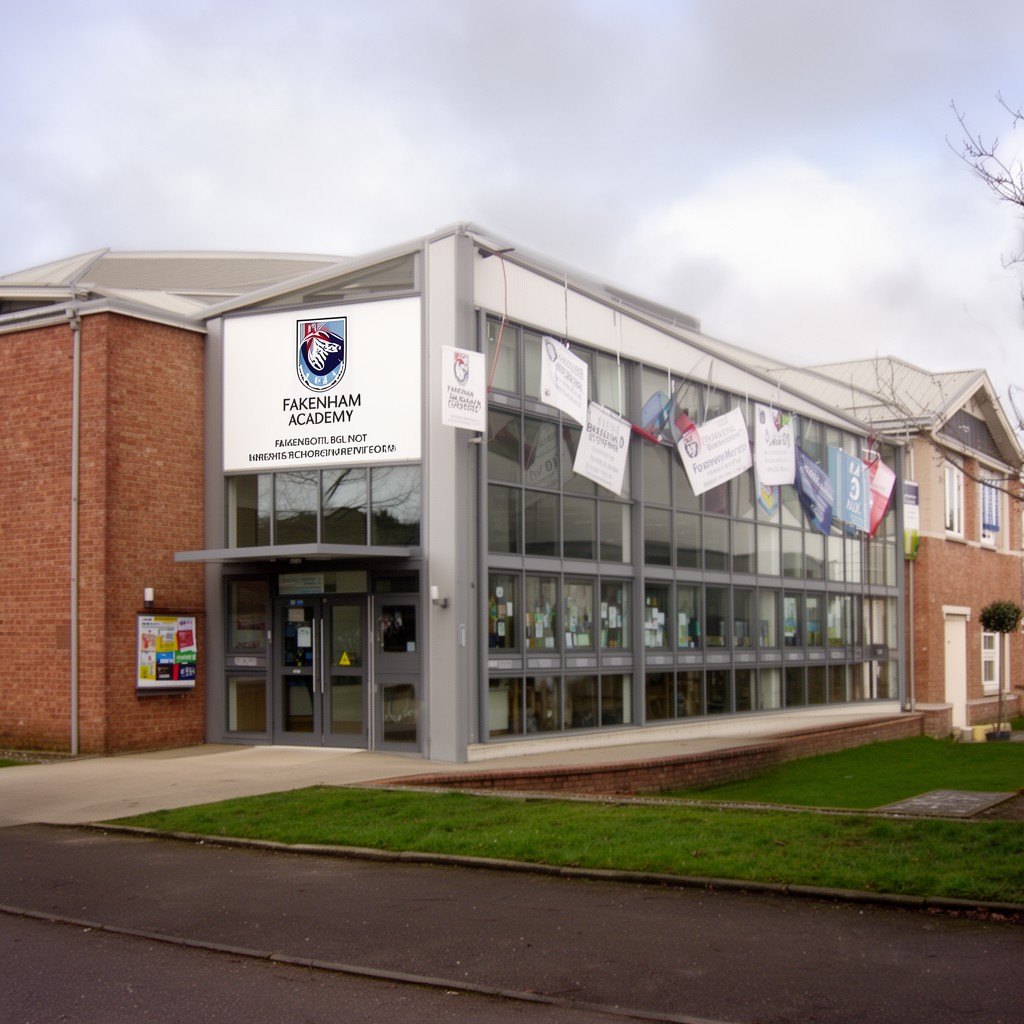 AI-generated illustration of Fakenham Academy