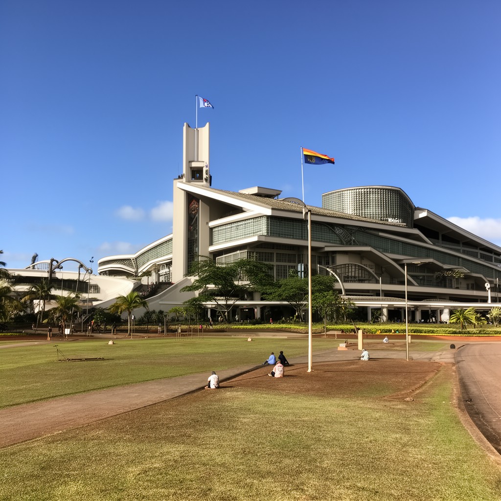 AI-generated illustration of Parliament of Fiji