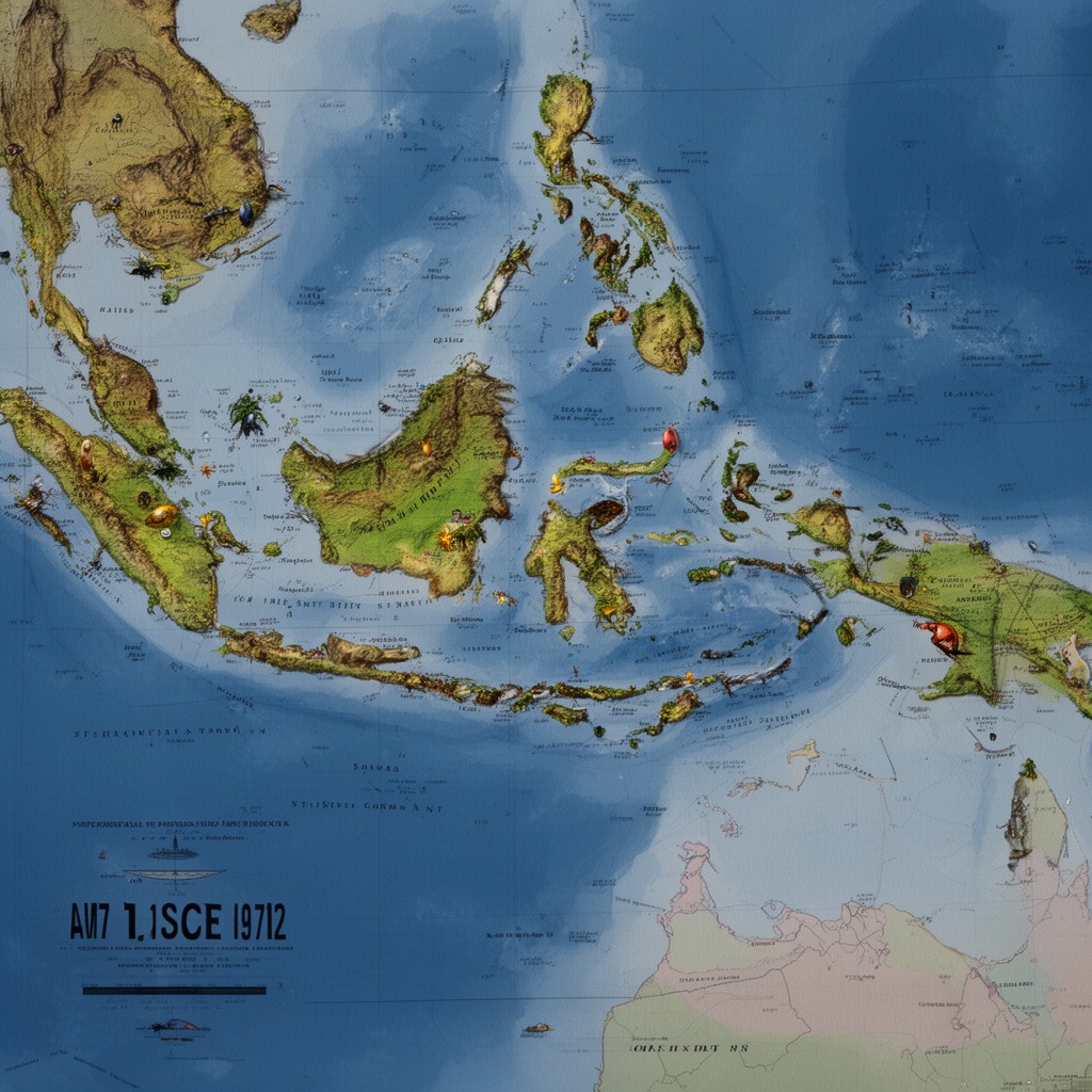 AI-generated illustration of Philippine Archipelago