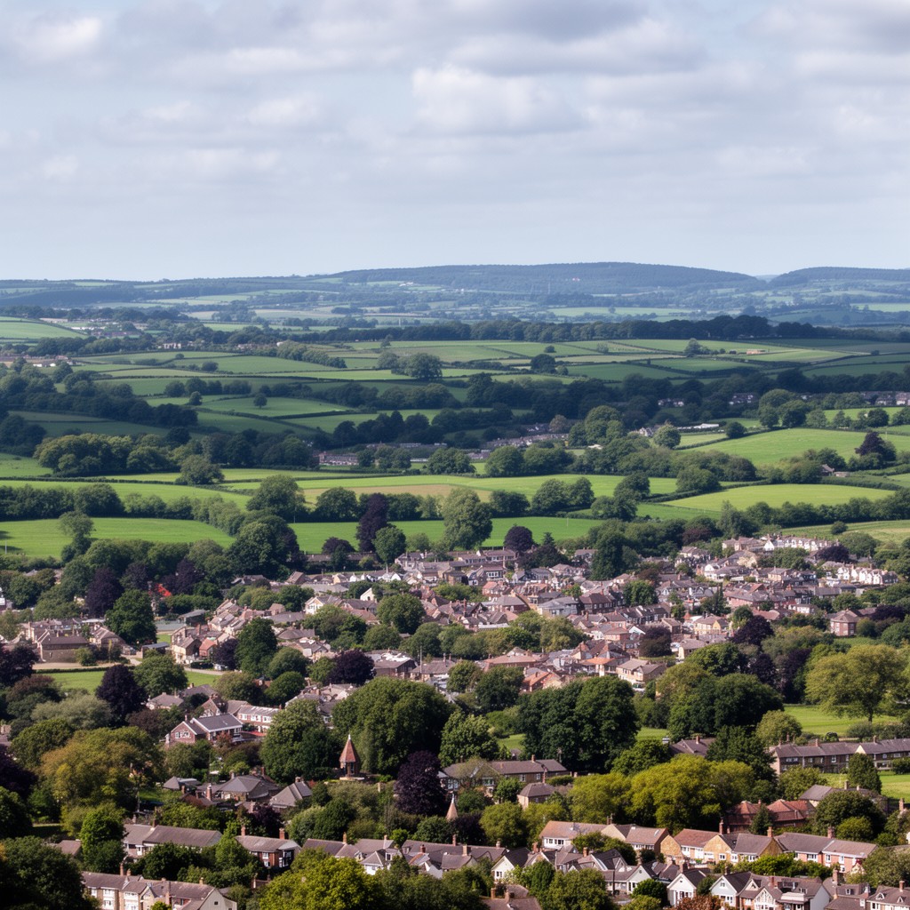 AI-generated illustration of South Gloucestershire