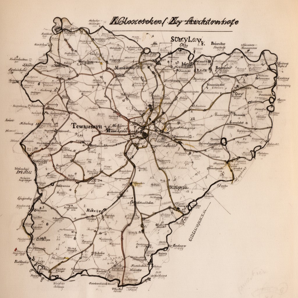 AI-generated illustration of Tewkesbury (UK Parliament constituency)