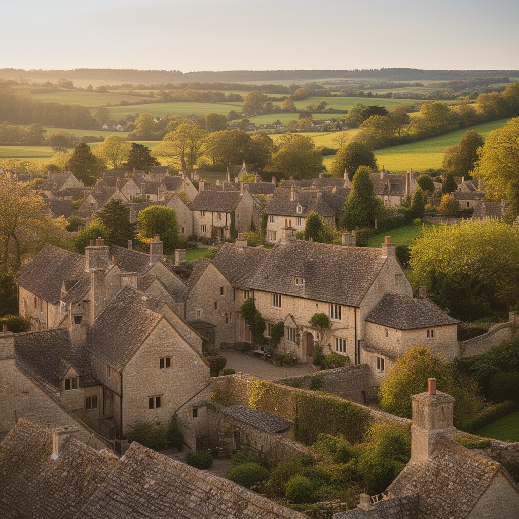 AI-generated illustration of The Cotswolds (UK Parliament constituency)