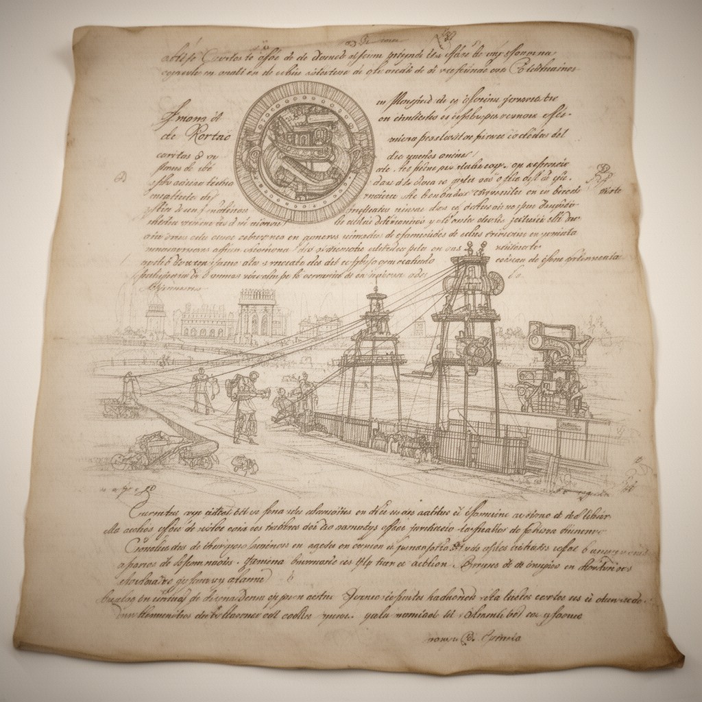 AI-generated illustration of Cartas de Relación