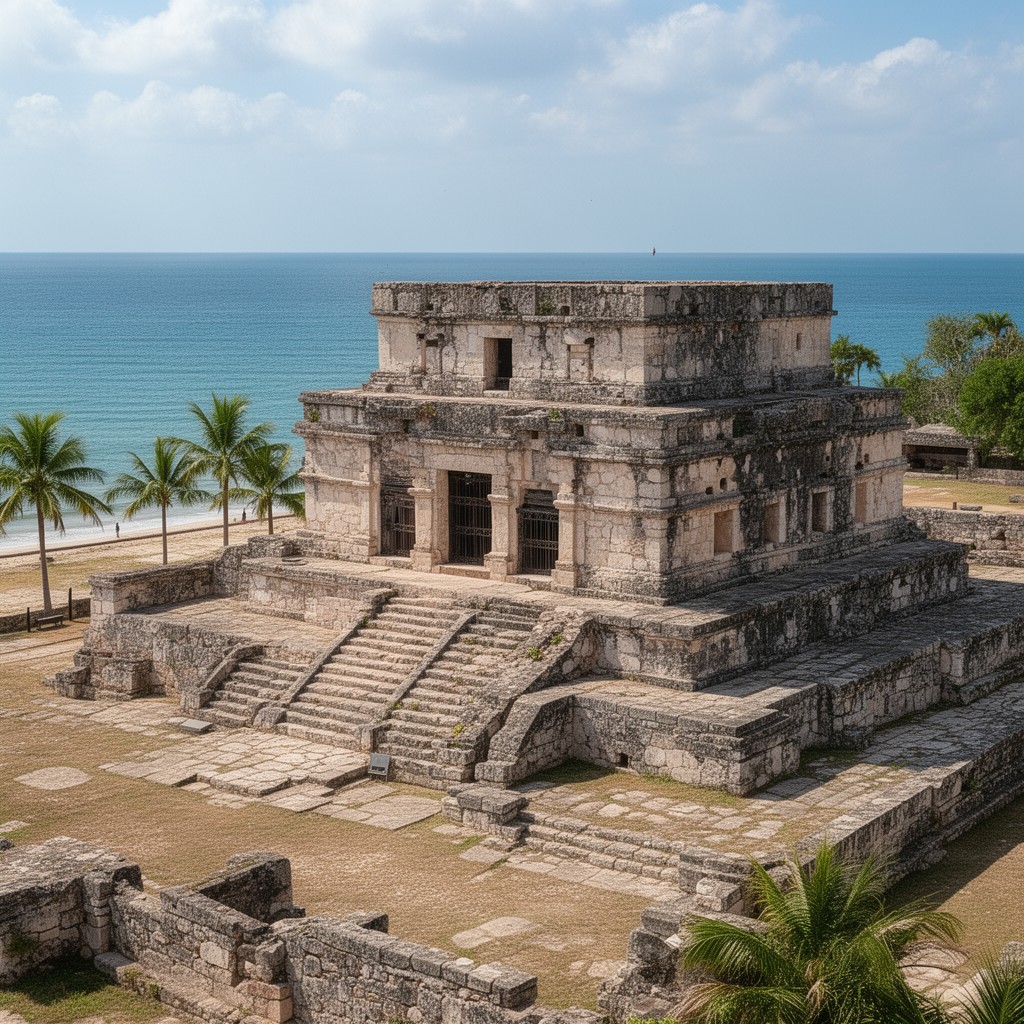 AI-generated illustration of Villa Rica de la Vera Cruz