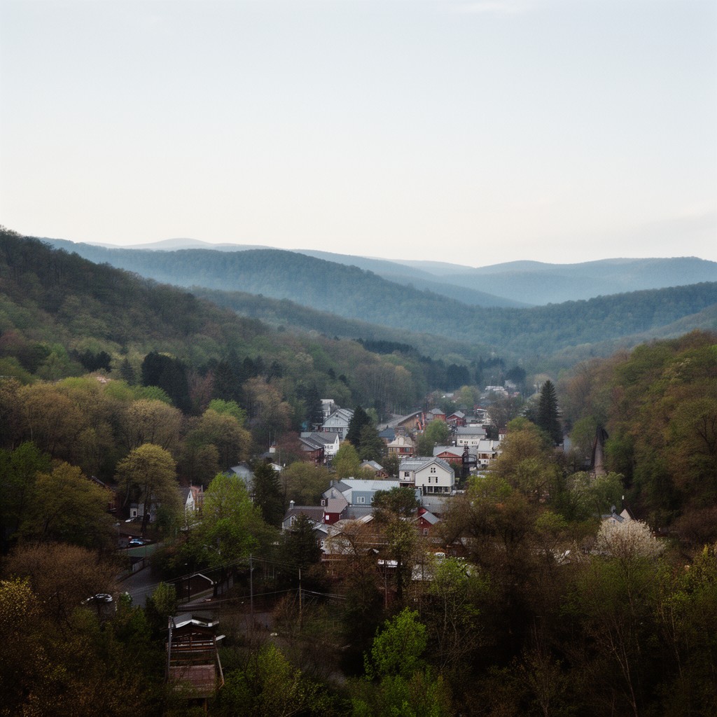 AI-generated illustration of Western Maryland