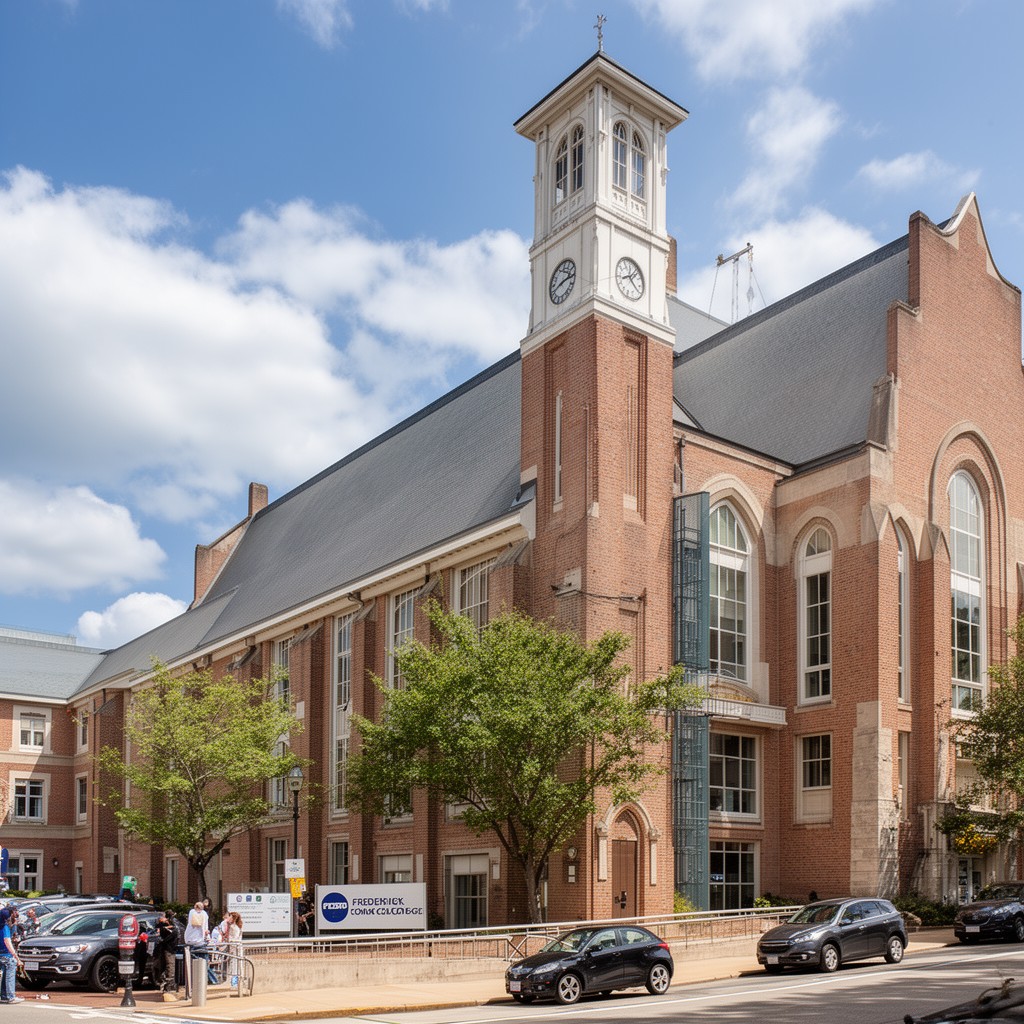 AI-generated illustration of Frederick Community College