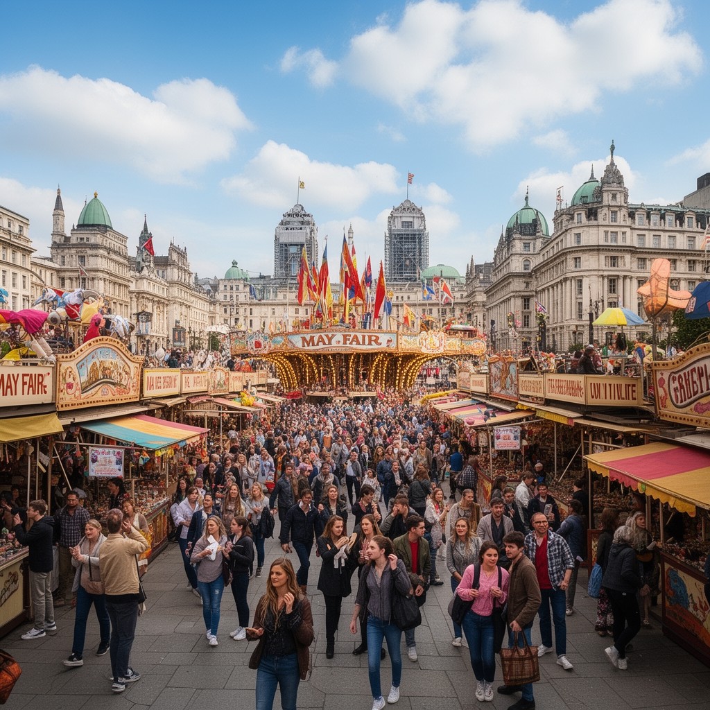 AI-generated illustration of May Fair