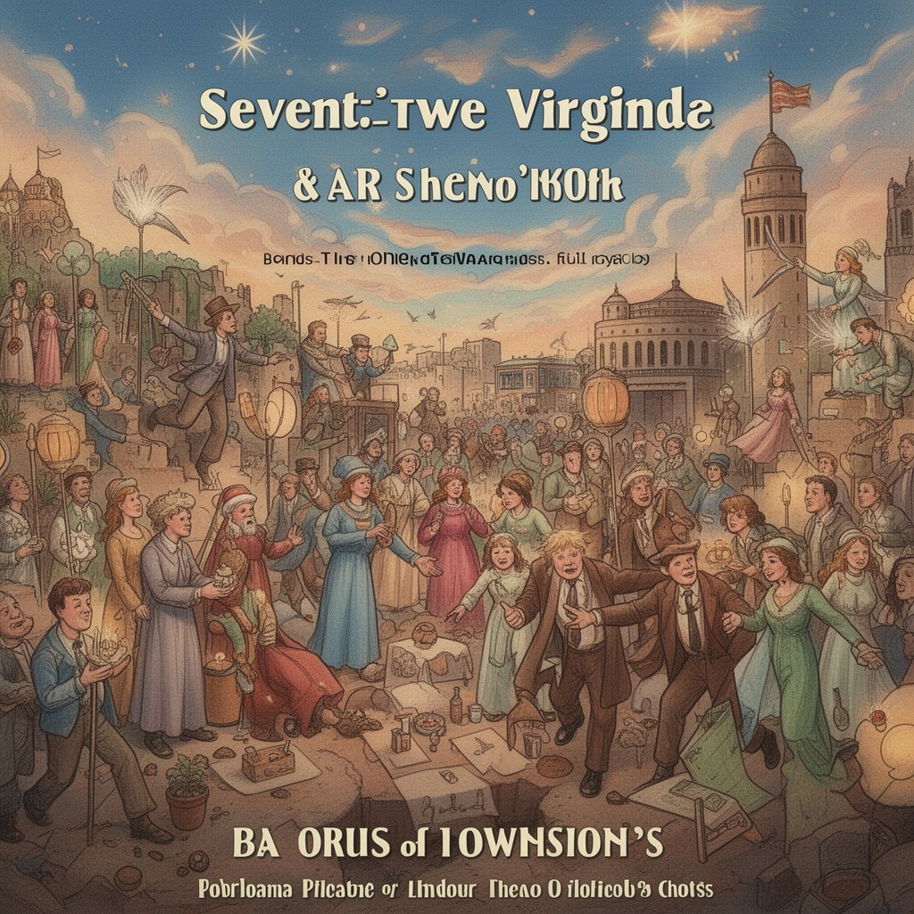 AI-generated illustration of Seventy-Two Virgins