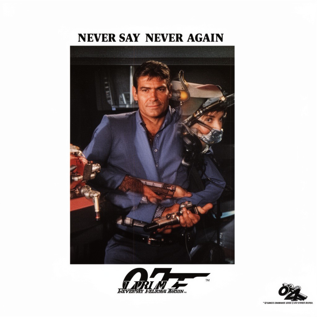 AI-generated illustration of Never Say Never Again