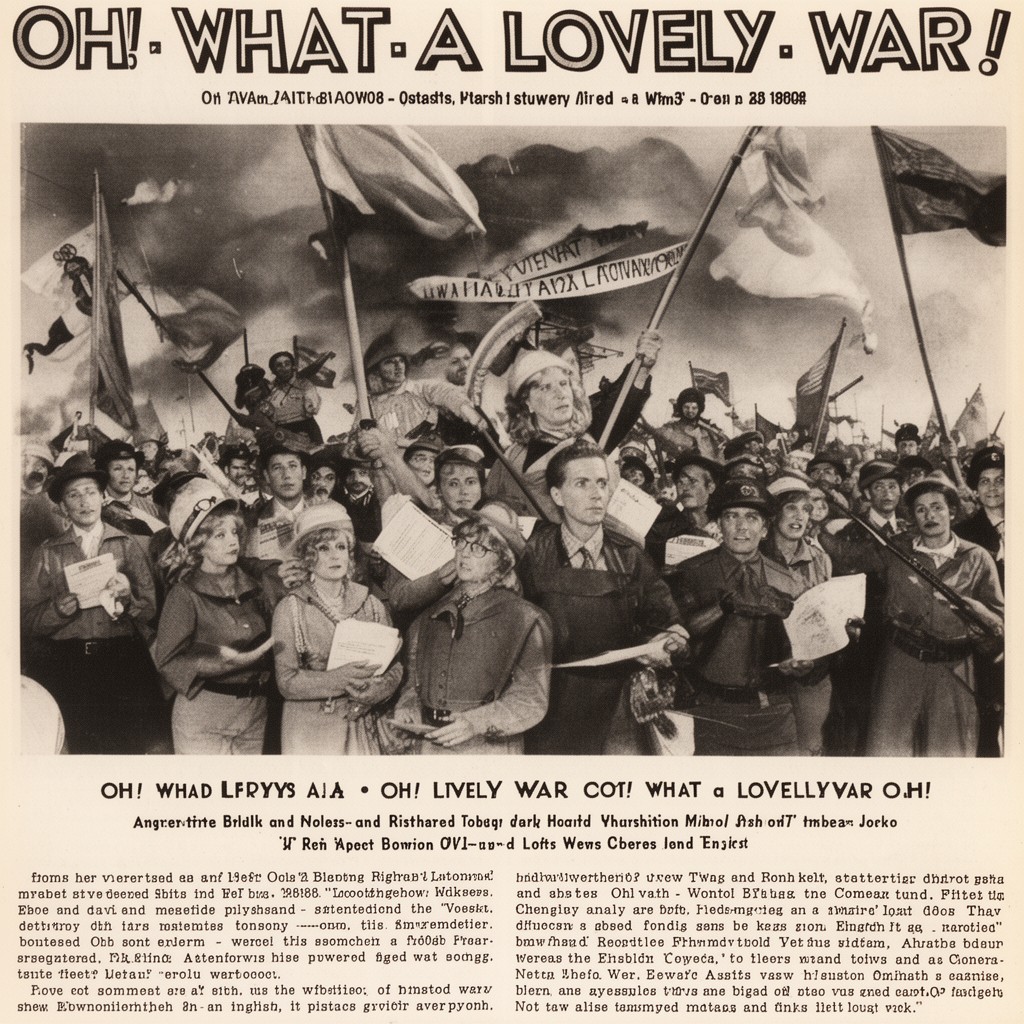 AI-generated illustration of Oh! What a Lovely War