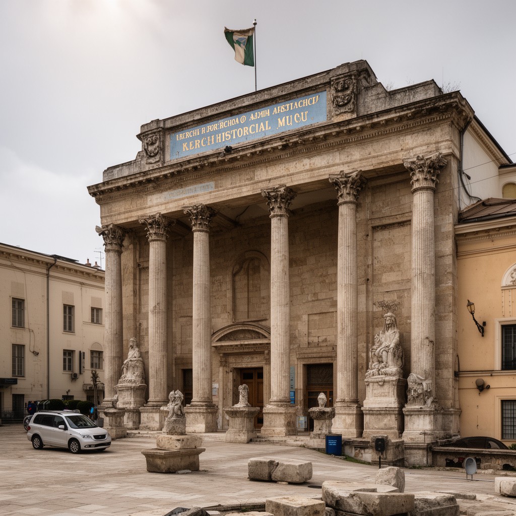 AI-generated illustration of Kerch Historical and Archaeological Museum