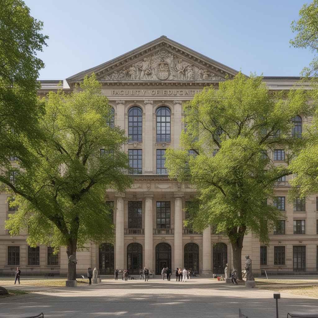 AI-generated illustration of Faculty of Education