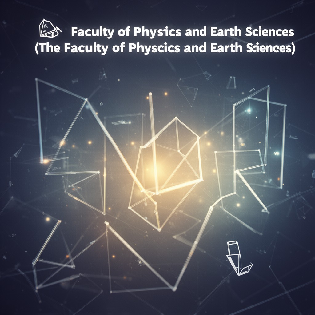 AI-generated illustration of Faculty of Physics and Earth Sciences