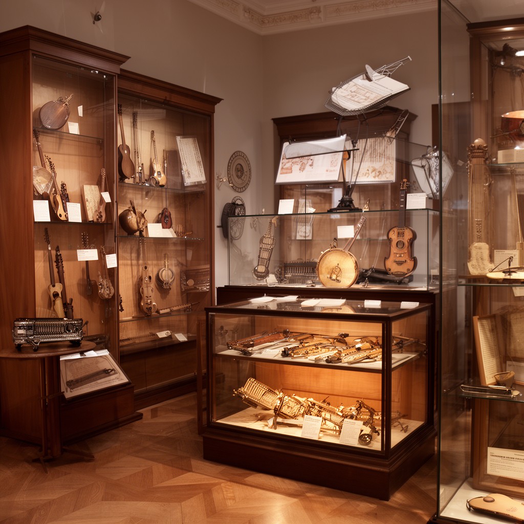 AI-generated illustration of Museum of Musical Instruments of the University of Leipzig