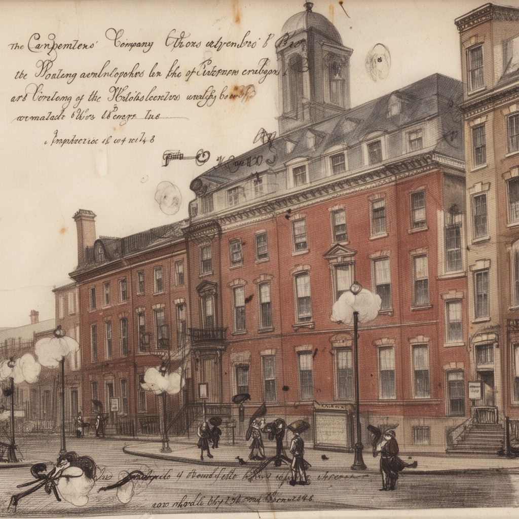 AI-generated illustration of Carpenters' Company of the City and County of Philadelphia