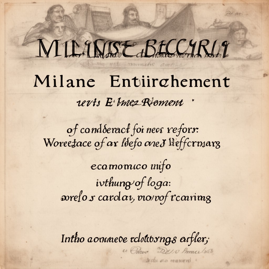 AI-generated illustration of Milanese Enlightenment