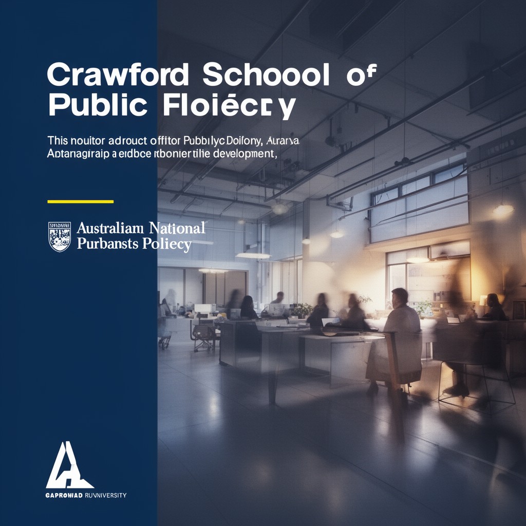 AI-generated illustration of Crawford School of Public Policy
