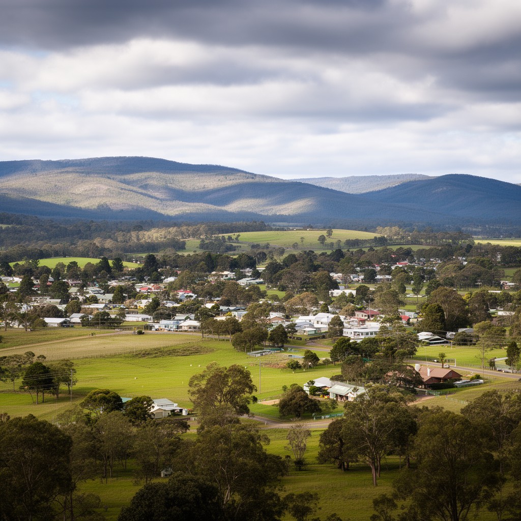 AI-generated illustration of Gloucester, New South Wales