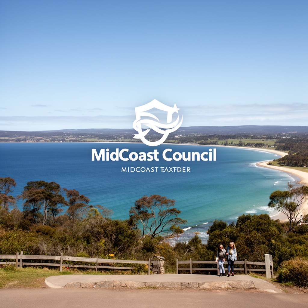 AI-generated illustration of MidCoast Council