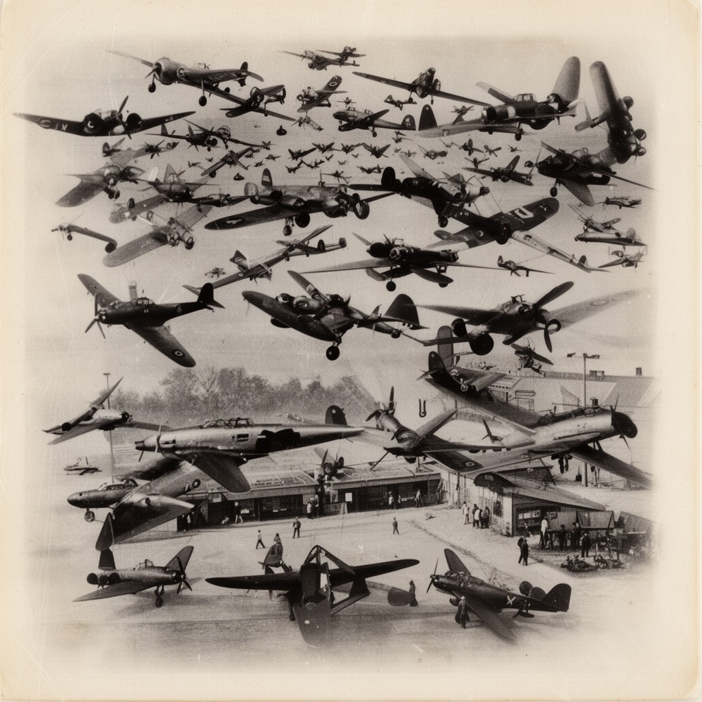 AI-generated illustration of Allied Expeditionary Air Force