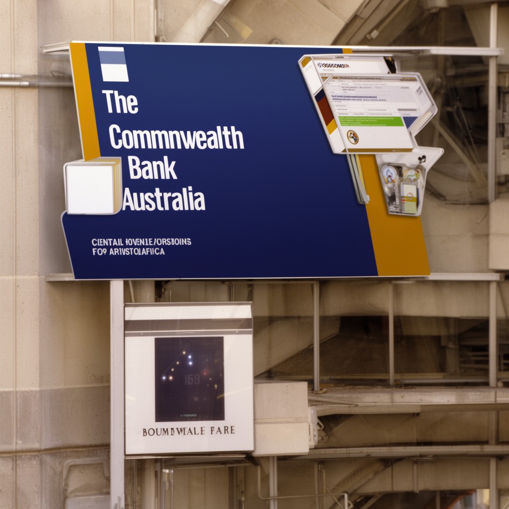 AI-generated illustration of Commonwealth Bank of Australia (central banking functions)