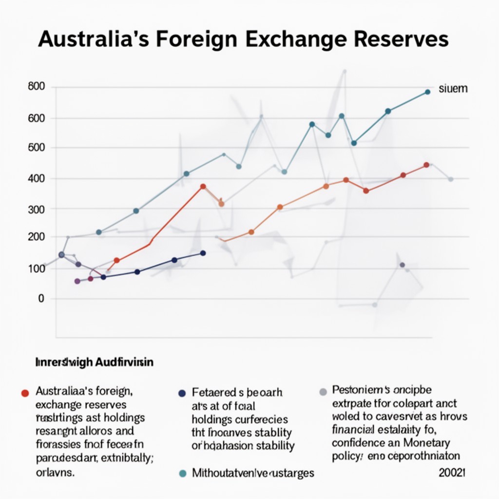AI-generated illustration of Australia’s foreign exchange reserves