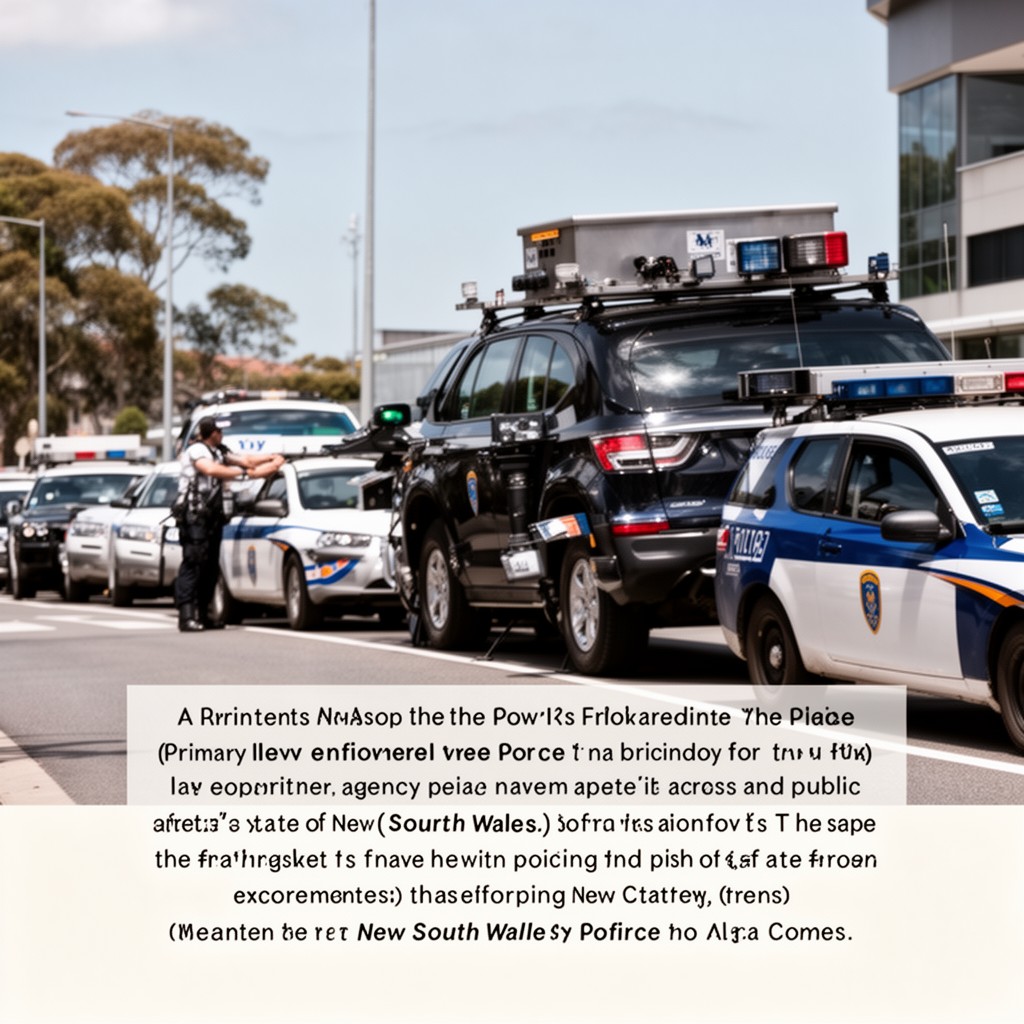 AI-generated illustration of New South Wales Police Force