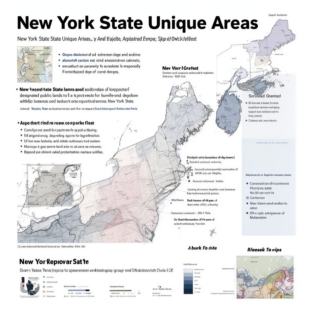AI-generated illustration of New York State Unique Areas