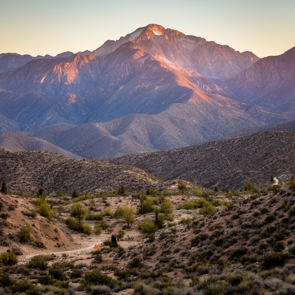 AI-generated illustration of Santa Rosa Mountains